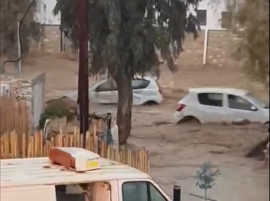 Κακοκαιρία: Η πλημμυρισμένη Πάρος από το Διάστημα – Δείτε δορυφορική φωτογραφία