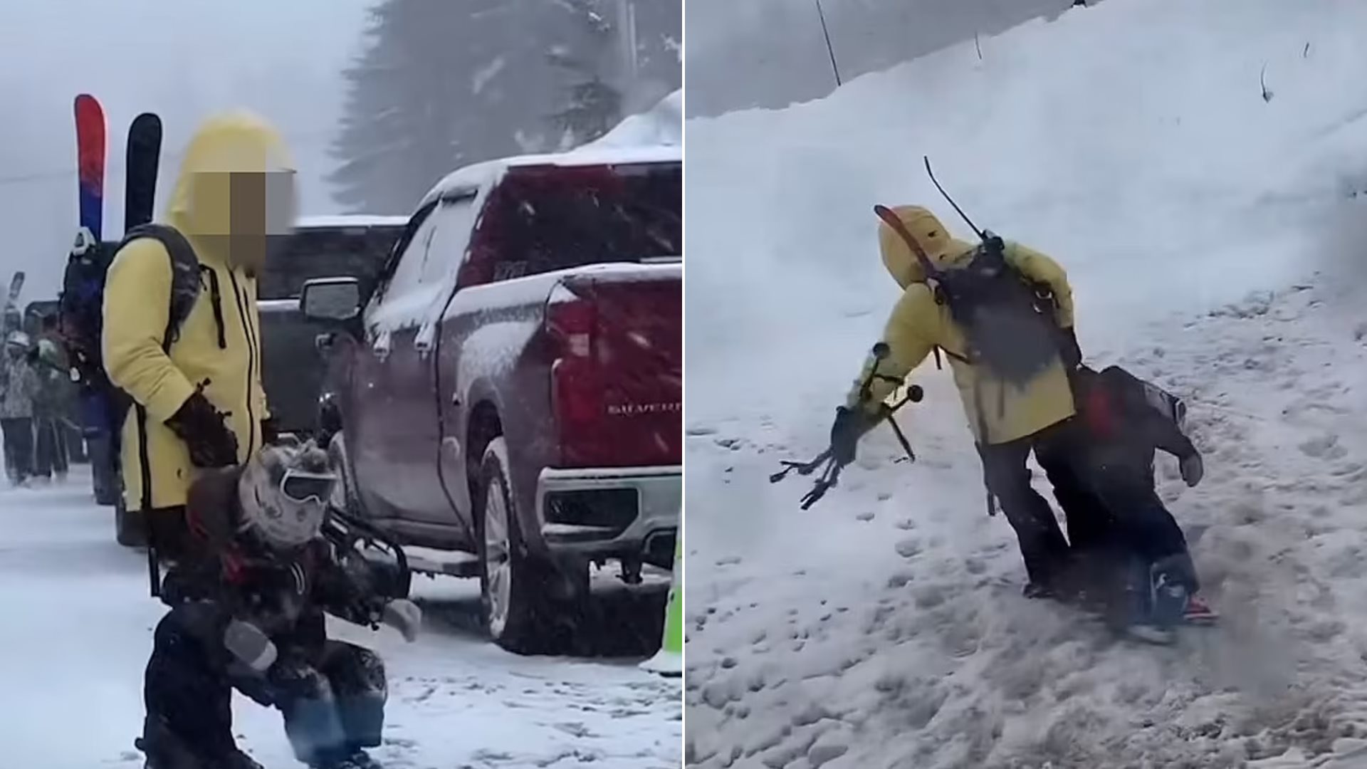 Βίντεο-σοκ: Πατέρας σέρνει το παιδί του στο χιόνι και το πετάει στο έδαφος – «Το αντιμετώπισε σαν να είναι σκουπίδι»