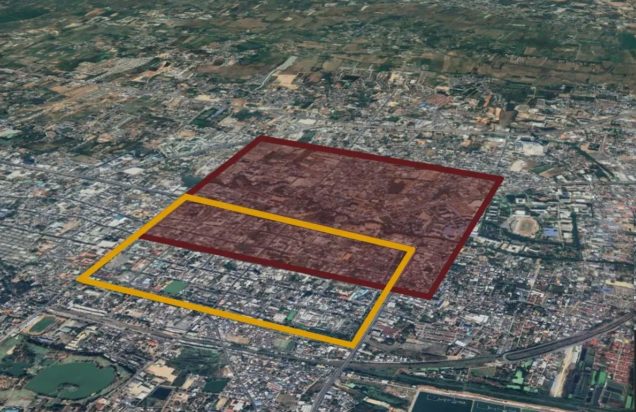 Ταϊλάνδη χάρτης αρχαία πόλη