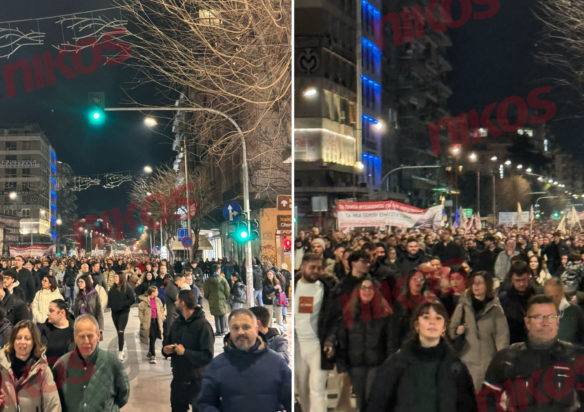 Τέμπη, Θεσσαλονίκη, Συλλαλητήριο