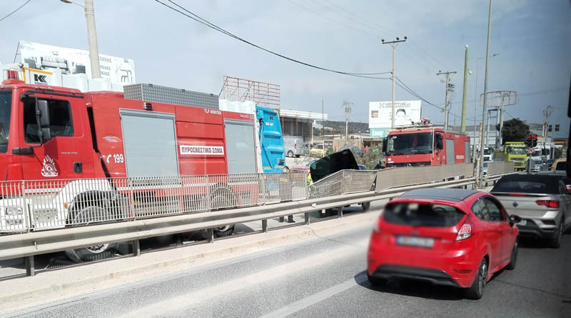 Τροχαίο στη Βάρης-Κορωπίου: Νεκρός ο οδηγός του οχήματος που προσέκρουσε στις προστατευτικές μπάρες – Συγκλονίζουν οι μαρτυρίες