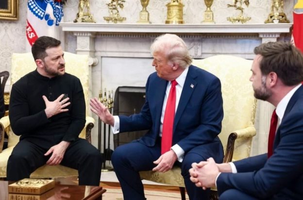 Ντόναλντ Τραμπ Βολοντίμιρ Ζελένσκι Τζέι Ντι Βανς