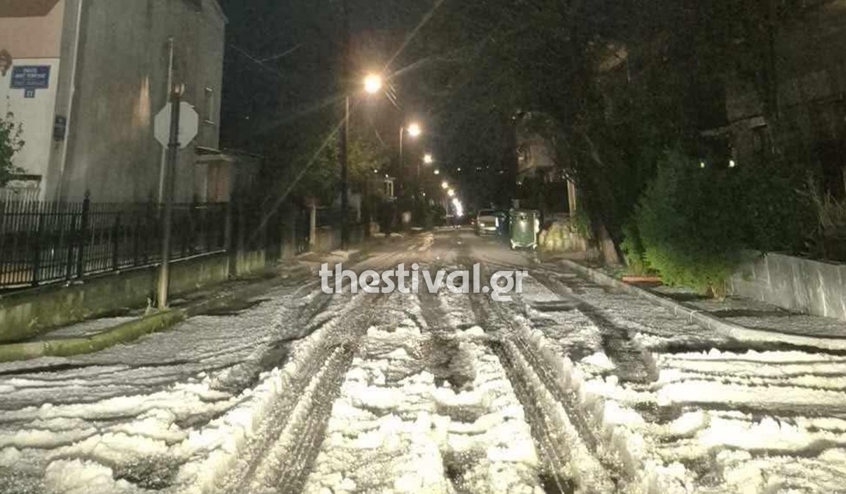 Κιλκίς: Ξαφνική χαλαζόπτωση «έντυσε» στα λευκά το Πολύκαστρο – ΒΙΝΤΕΟ