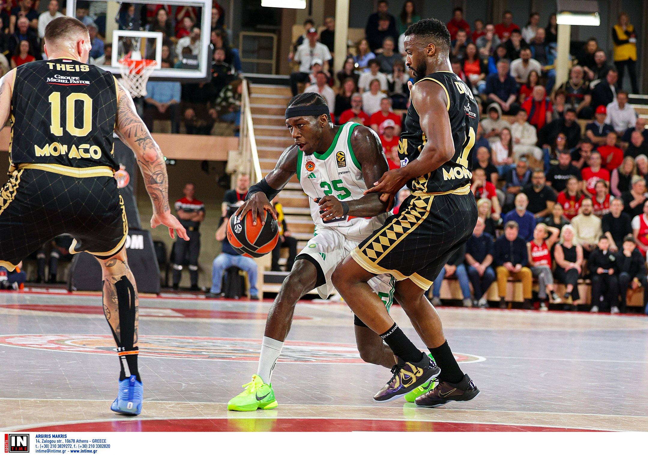 Μονακό – Παναθηναϊκός 76-88: Μετά την ανανέωση, ο Ναν «υπέγραψε» και το πλεονέκτημα έδρας