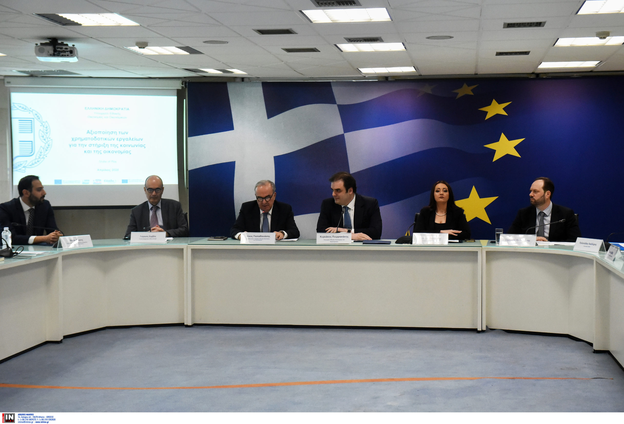 Πιερρακάκης – Παπαθανάσης: Δημοσιονομική σταθερότητα και ανάπτυξη οι δυο πυλώνες της οικονομικής πολιτικής