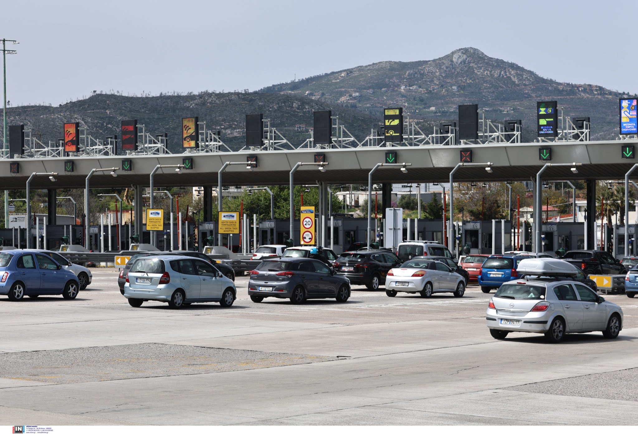 Πάσχα, έξοδος εκδρομέων, διόδια