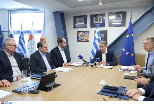 Στο υπουργείο Κλιματικής Κρίσης και Πολιτικής Προστασίας ο Κυριάκος Μητσοτάκης