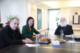 Συνάντηση Ζαχαράκη με τον Πατριάρχη Αλεξανδρείας και πάσης Αφρικής, Θεόδωρο Β'