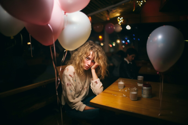 Πέρασε μόνη της τα γενέθλιά της - "κανείς από τους καλεσμένους μου δεν ήρθε - ένιωσα τόση ντροπή στο εστιατόριο". Φωτογραφία: Freepik