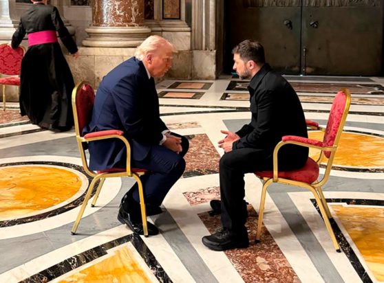 Ζελένσκι -Τραμπ στη Βασιλική του Αγίου Πέτρου