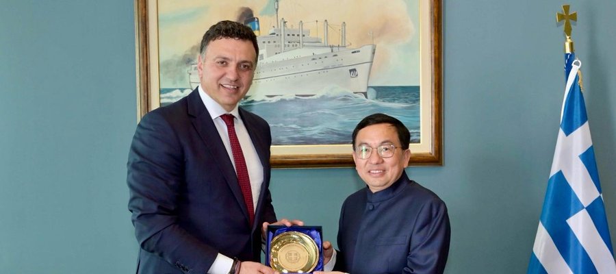 Συνάντηση Κικίλια με τον πρέσβη της Λαϊκής Δημοκρατίας της Κίνας