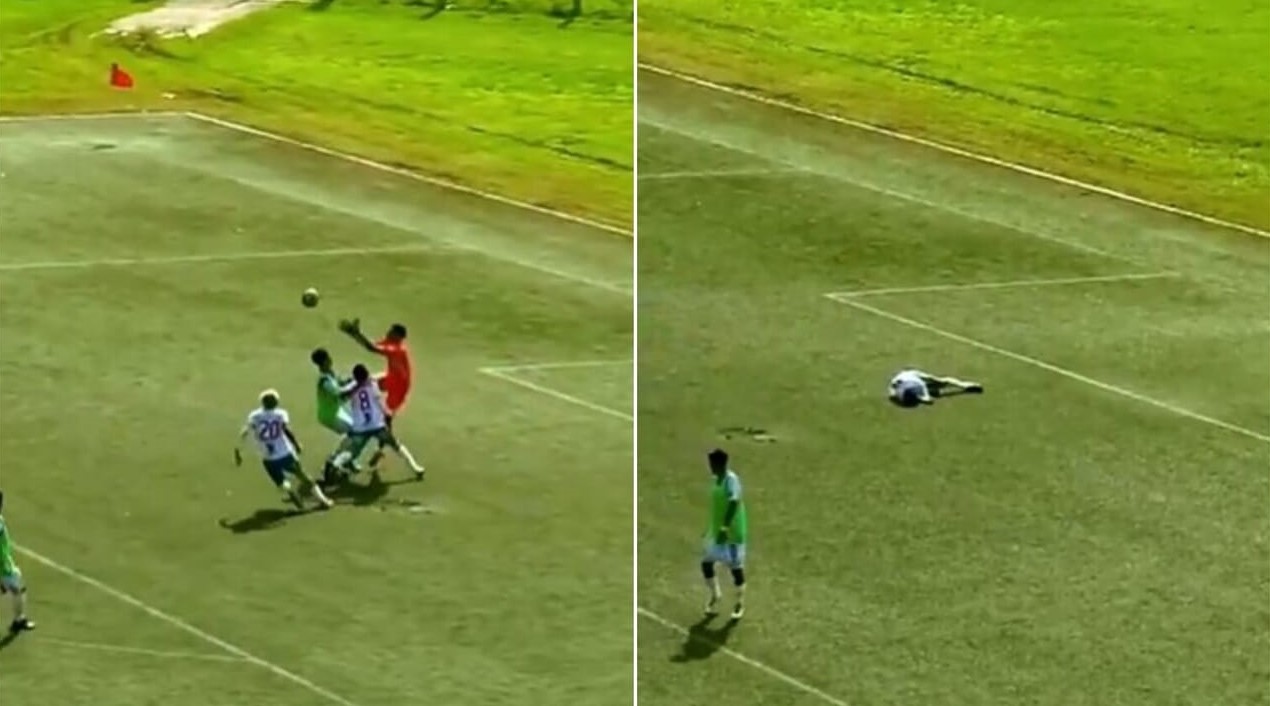 Βίντεο – σοκ: 21χρονος ποδοσφαιριστής πέθανε έπειτα από σύγκρουση με τερματοφύλακα