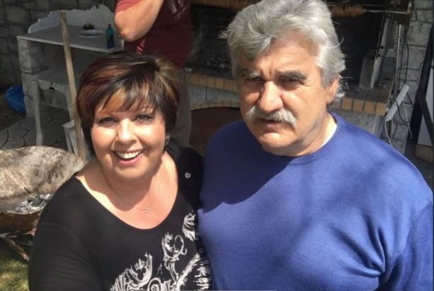 Η Λένα Μαντά και ο σύζυγός της Γιώργος