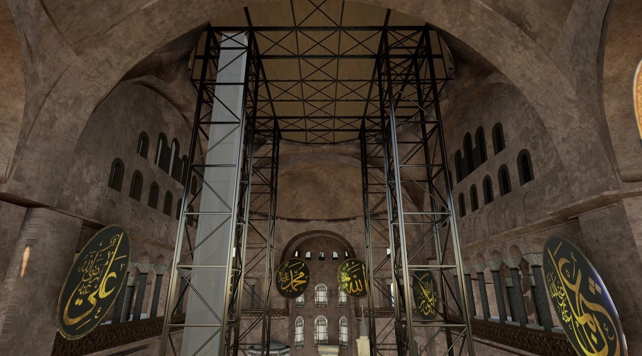 Αγιά Σοφιά: Ξεκινούν εργασίες αναστήλωσης και σεισμικής θωράκισης του μνημείου – Βίντεο