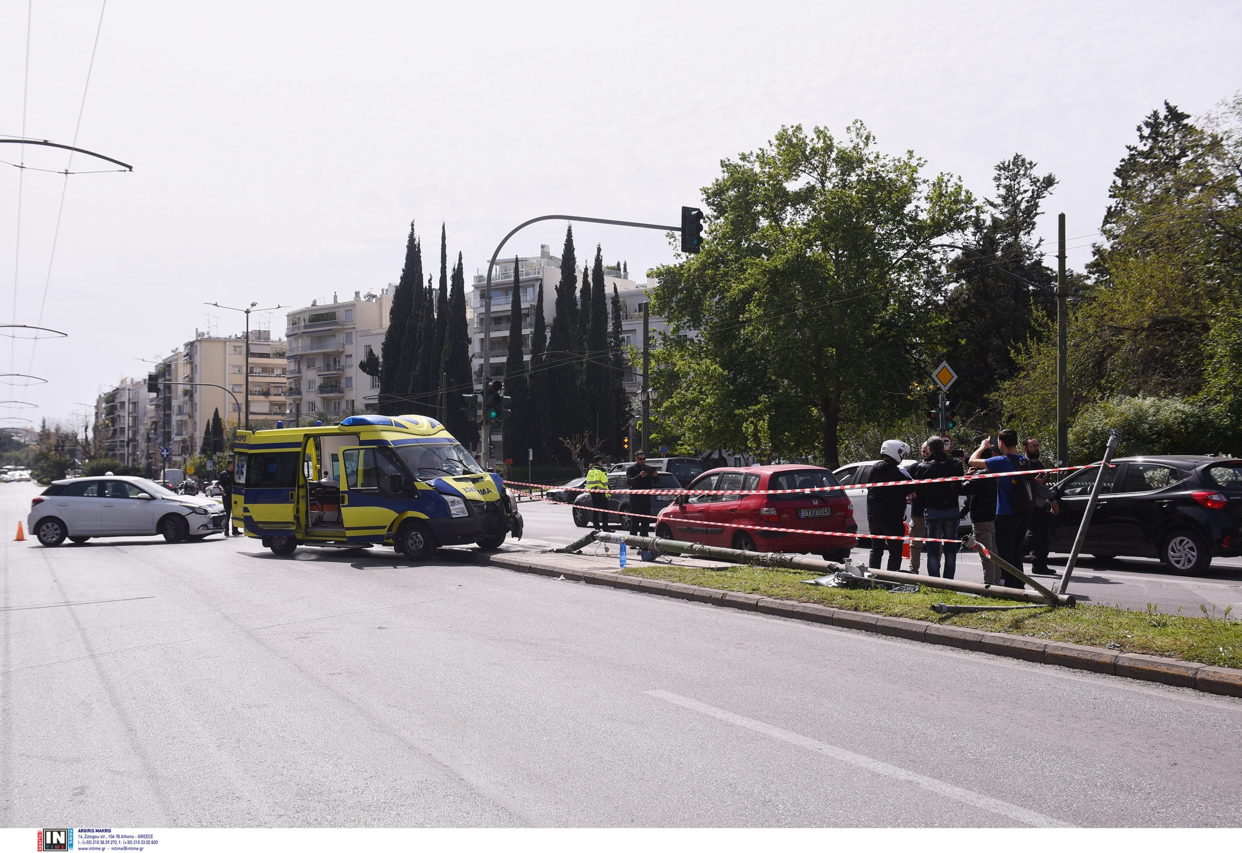 ασθενοφόρο, τροχαίο, Παγκράτι
