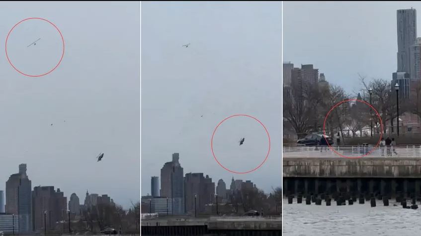 Βίντεο: Η στιγμή που το ελικόπτερο πέφτει στον ποταμό Χάντσον