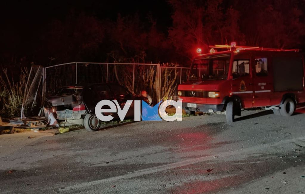 Εύβοια: Σφοδρή σύγκρουση δύο αυτοκινήτων – Στο νοσοκομείο μία γυναίκα 