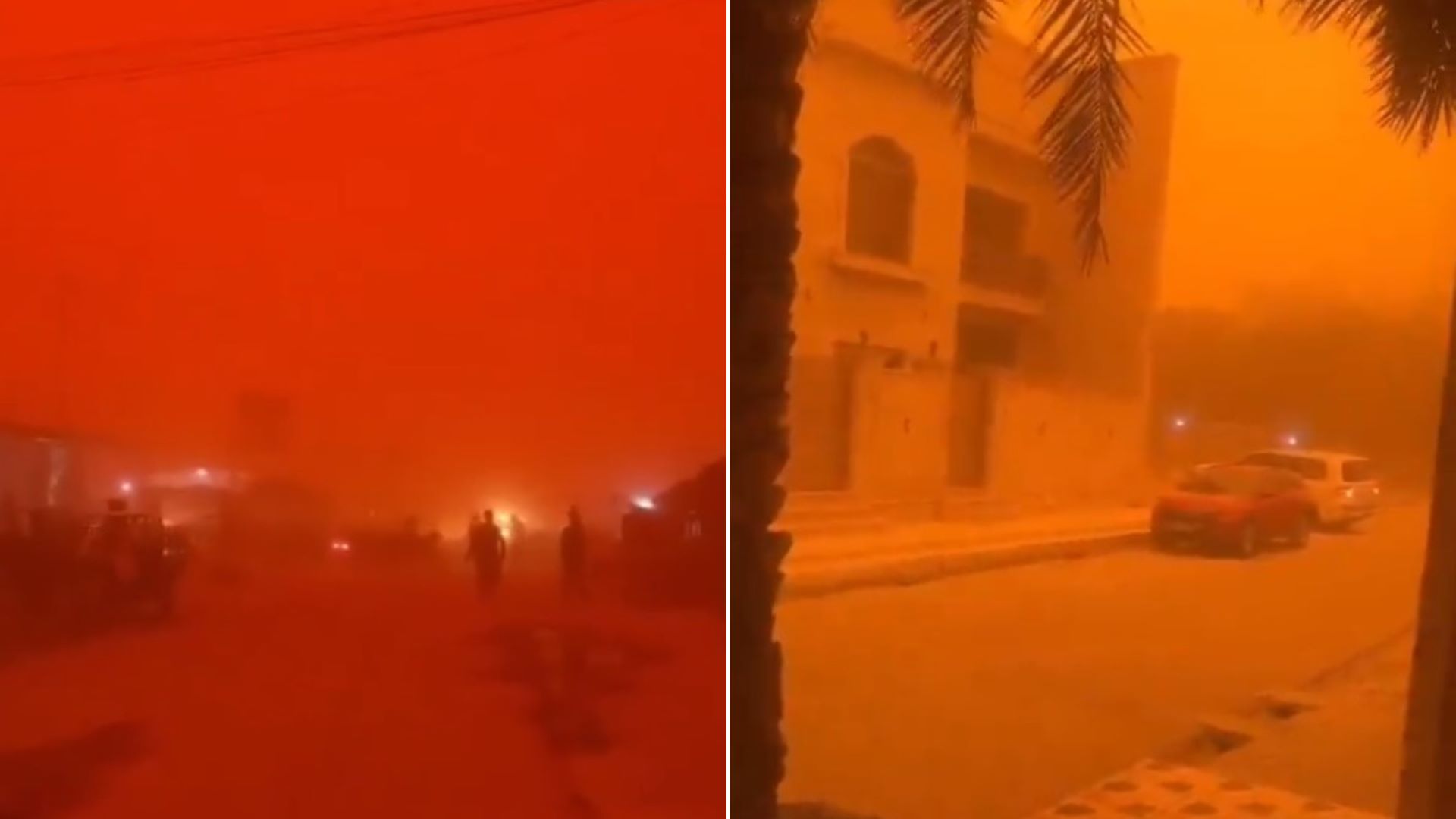 Ιράκ: Ισχυρή αμμοθύελλα δημιούργησε αναπνευστικά προβλήματα σε 3.700 ανθρώπους – Συγκλονιστικά βίντεο που θυμίζουν ταινία