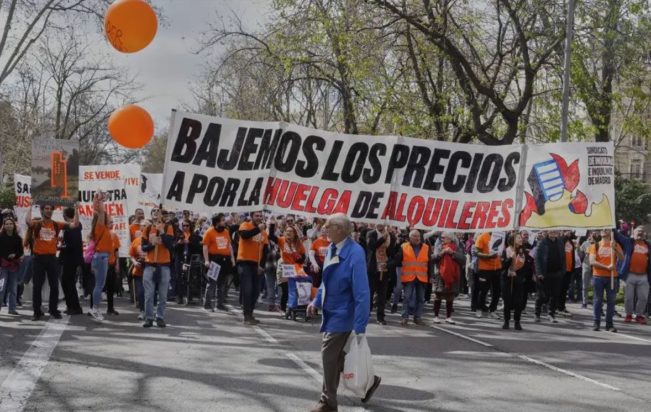 Ισπανία διαδηλώσεις στεγαστική κρίση