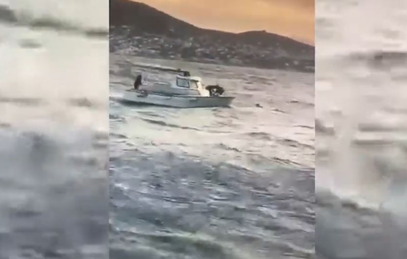 Αρτέμιδα: Καρέ καρέ η επιχείρηση διάσωσης ενός χειριστή kite surf – Δείτε το βίντεο