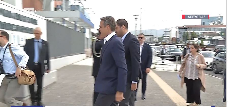 Στο υπουργείο Κλιματικής Κρίσης και Πολιτικής Προστασίας ο Κυριάκος Μητσοτάκης