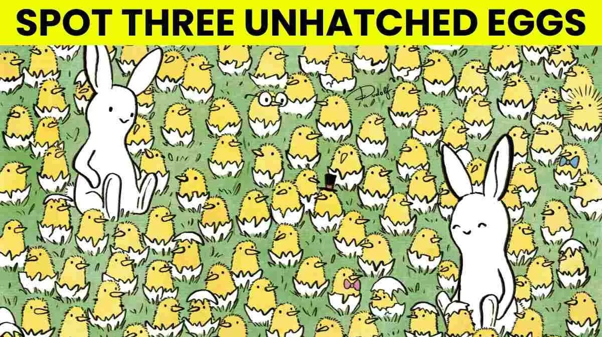 Οπτική ψευδαίσθηση: Μόνο αν είσαι ο Σέρλοκ Χολμς θα βρεις τα 3 αυγά σε 5 δευτερόλεπτα