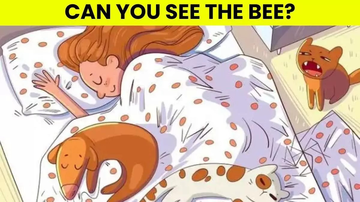 Οπτική ψευδαίσθηση: Μόνο οι πιο έξυπνοι άνθρωποι θα βρουν την μέλισσα σε 7 δευτερόλεπτα