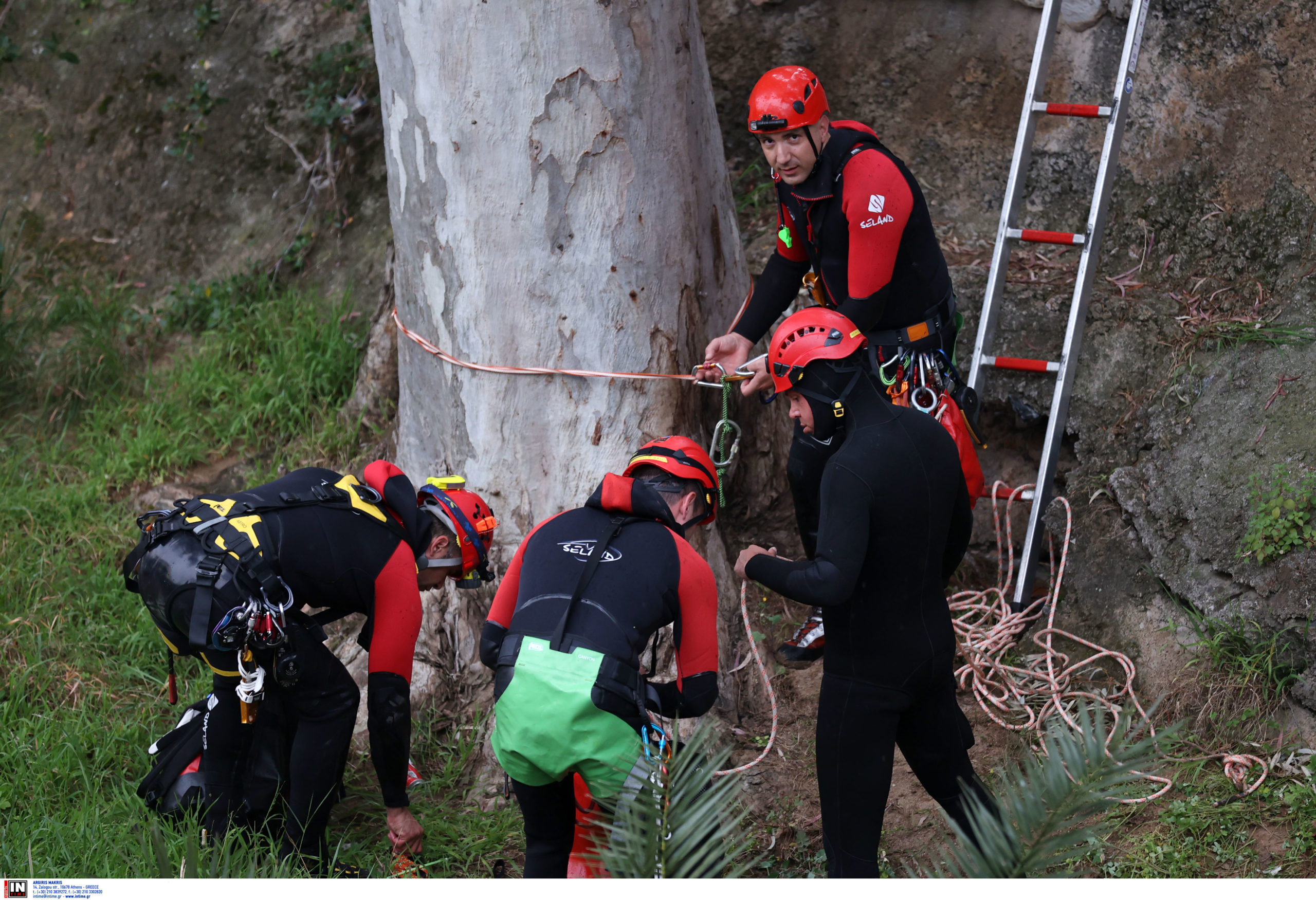 Πατήσια, εγκλωβισμός, ρέμα