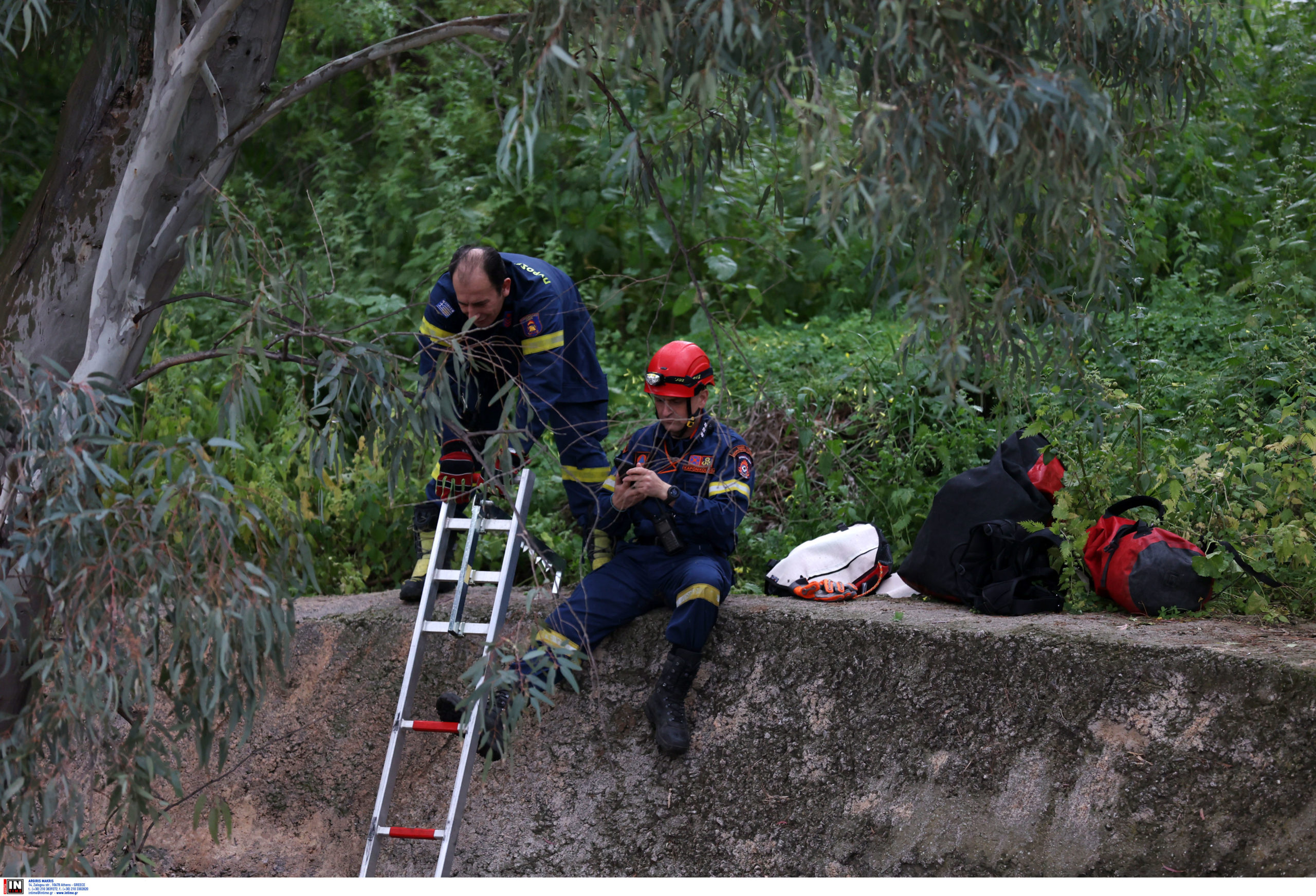 Πατήσια, εγκλωβισμός, ρέμα