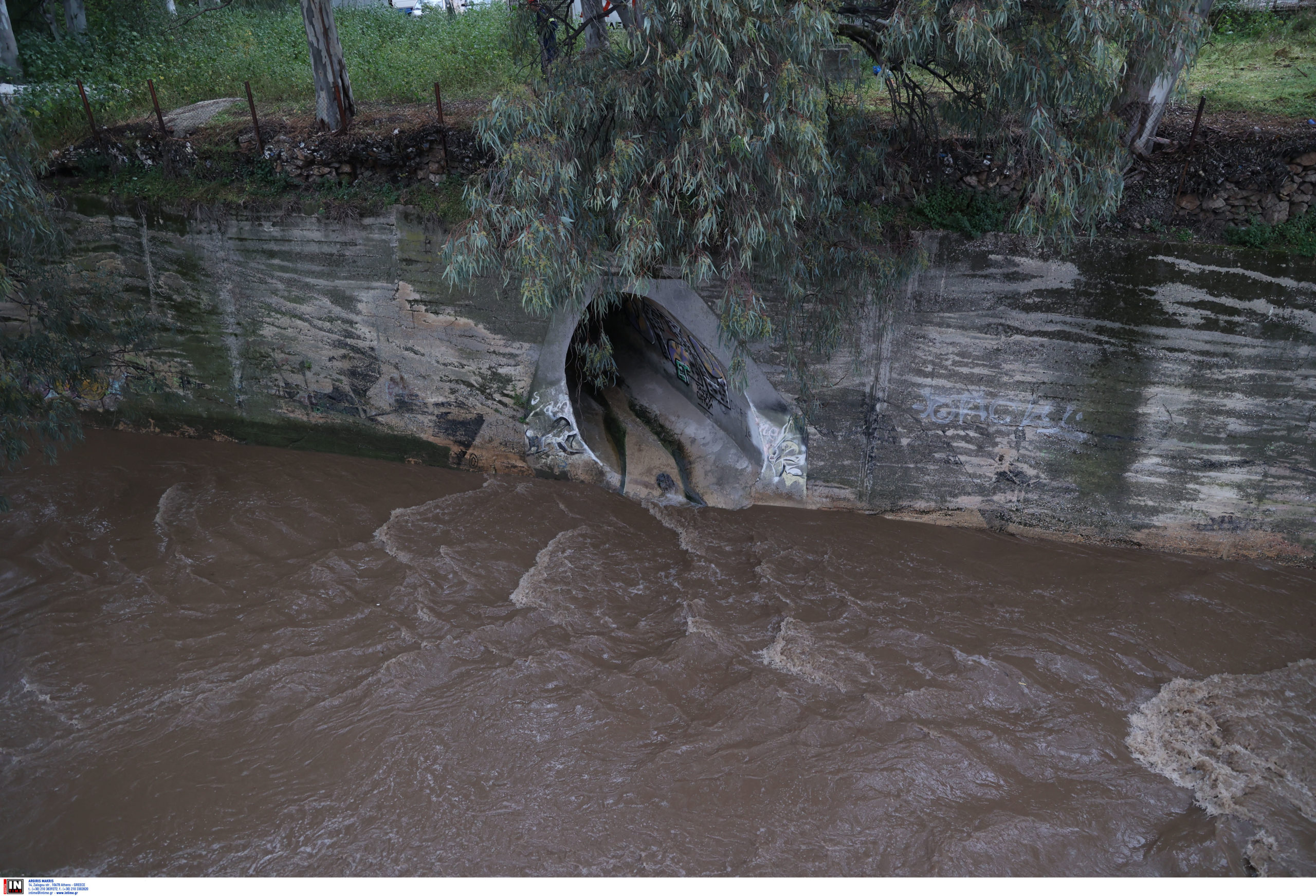 Πατήσια, εγκλωβισμός, ρέμα
