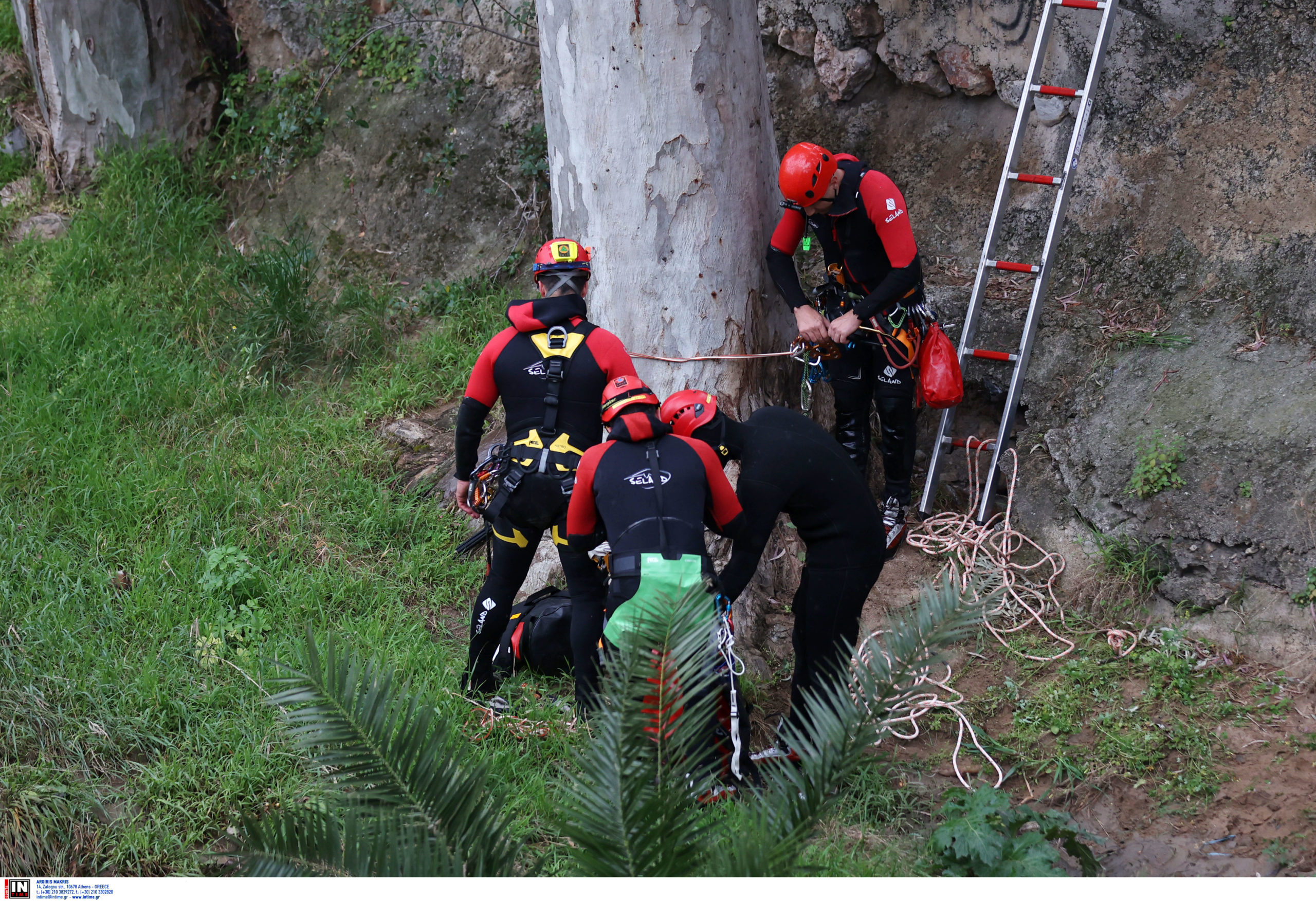 Πατήσια, εγκλωβισμός, ρέμα
