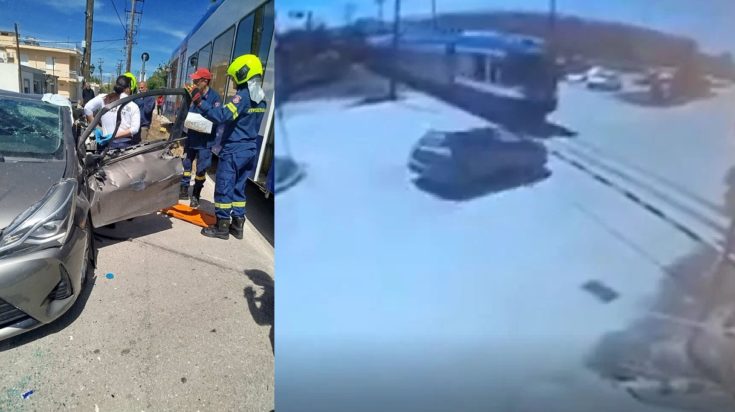 Πάτρα σύγκρουση τρένου αυτοκινήτου