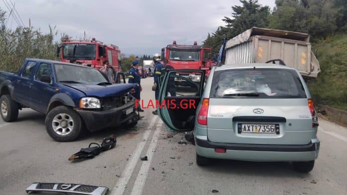 Σοβαρό τροχαίο στην Πάτρα: Καραμπόλα τριών οχημάτων – Στο νοσοκομείο δύο άτομα – ΦΩΤΟ