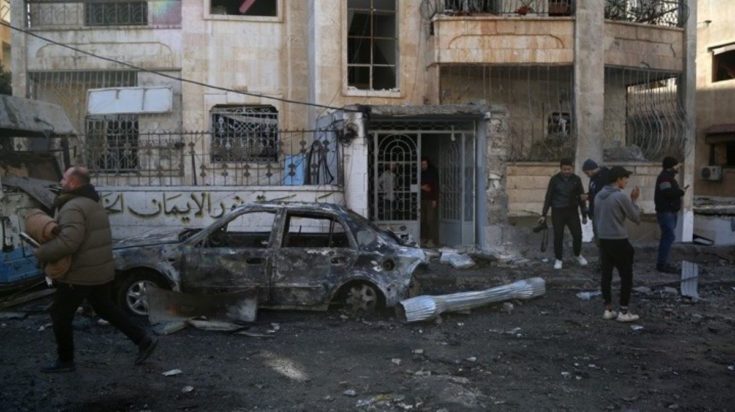 Συρία χτύπημα αεροπορικό