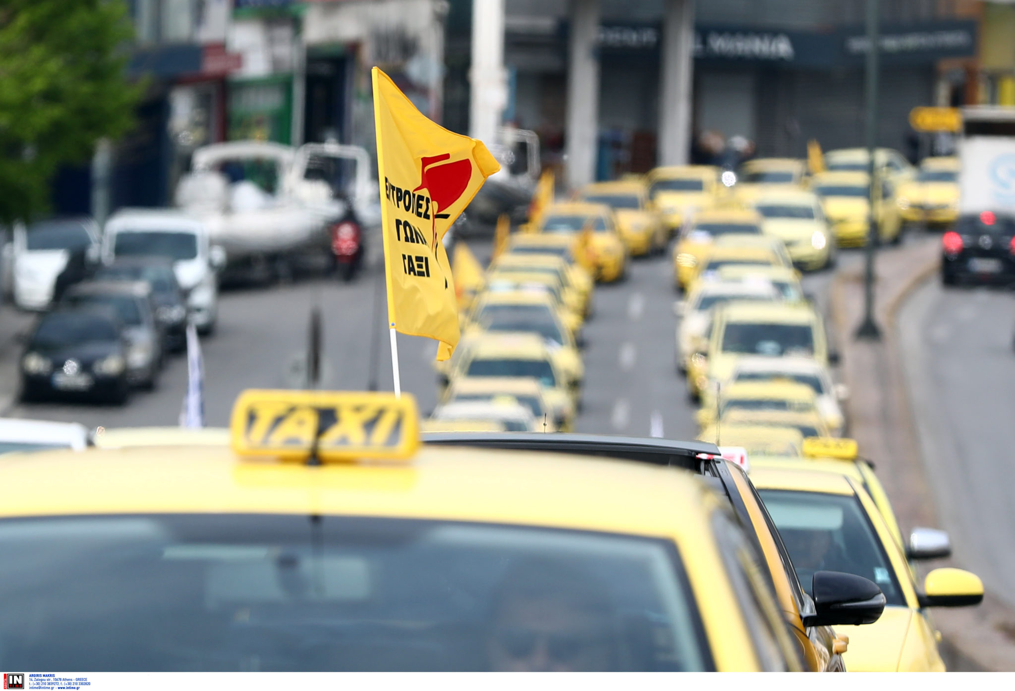 ταξί κινητοποίηση Αθήνα