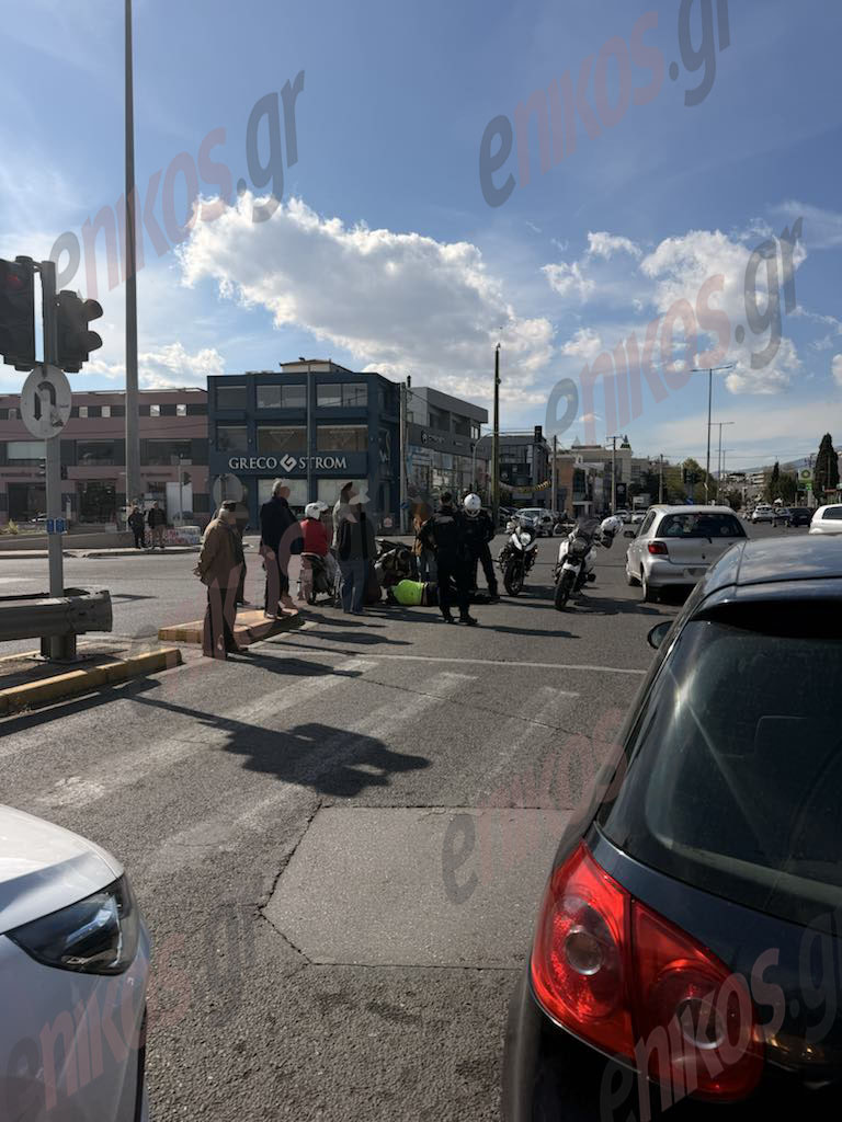 Τροχαίο στο Μαρούσι: Αυτοκίνητο συγκρούστηκε με ποδήλατο, ένας τραυματίας – ΦΩΤΟ αναγνώστη