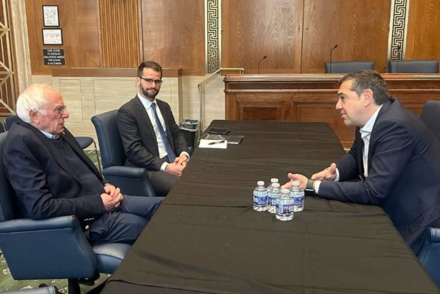 Αλέξης Τσίπρας Μπέρνι Σάντερς