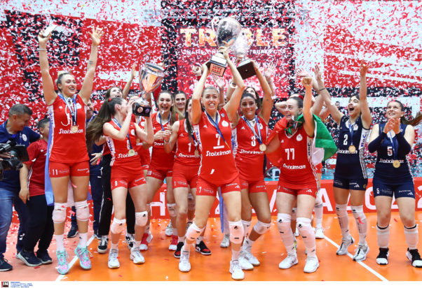 Πρωταθλητής ο Ολυμπιακός βόλει γυναικών