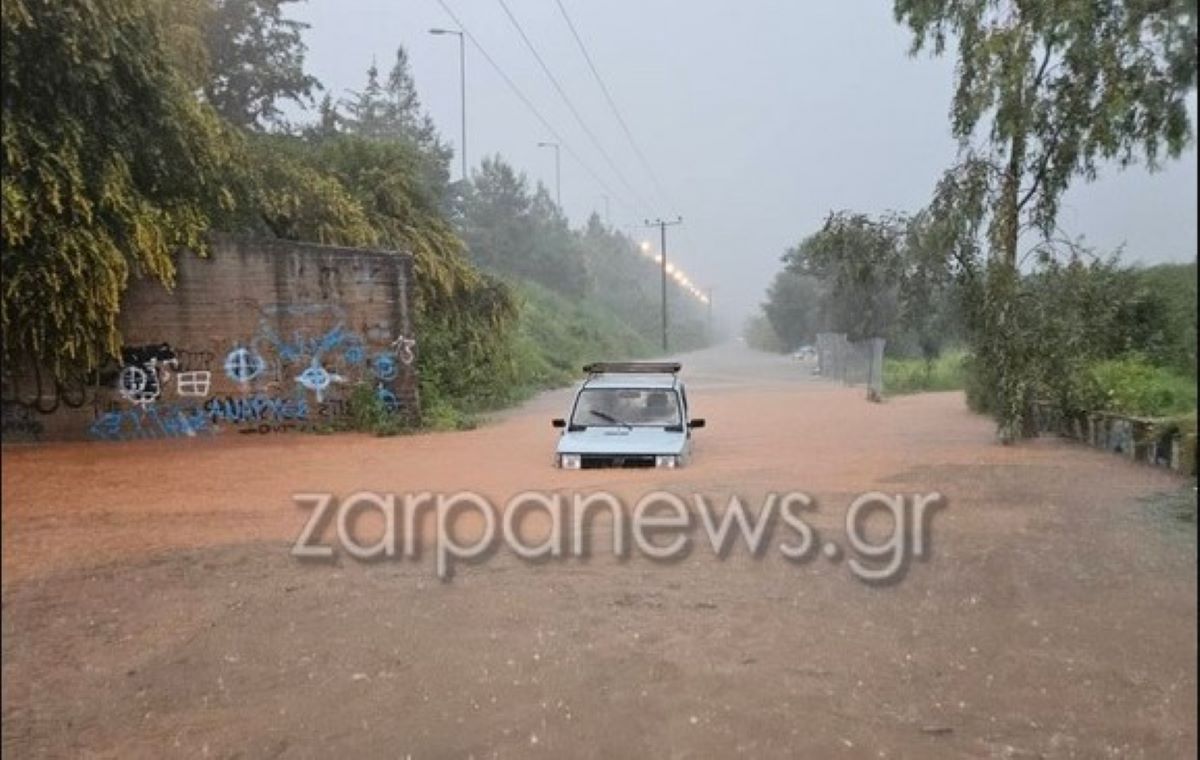 Κακοκαιρία: Εστάλη 112 στην Κρήτη – Μικροπροβλήματα στα Χανιά