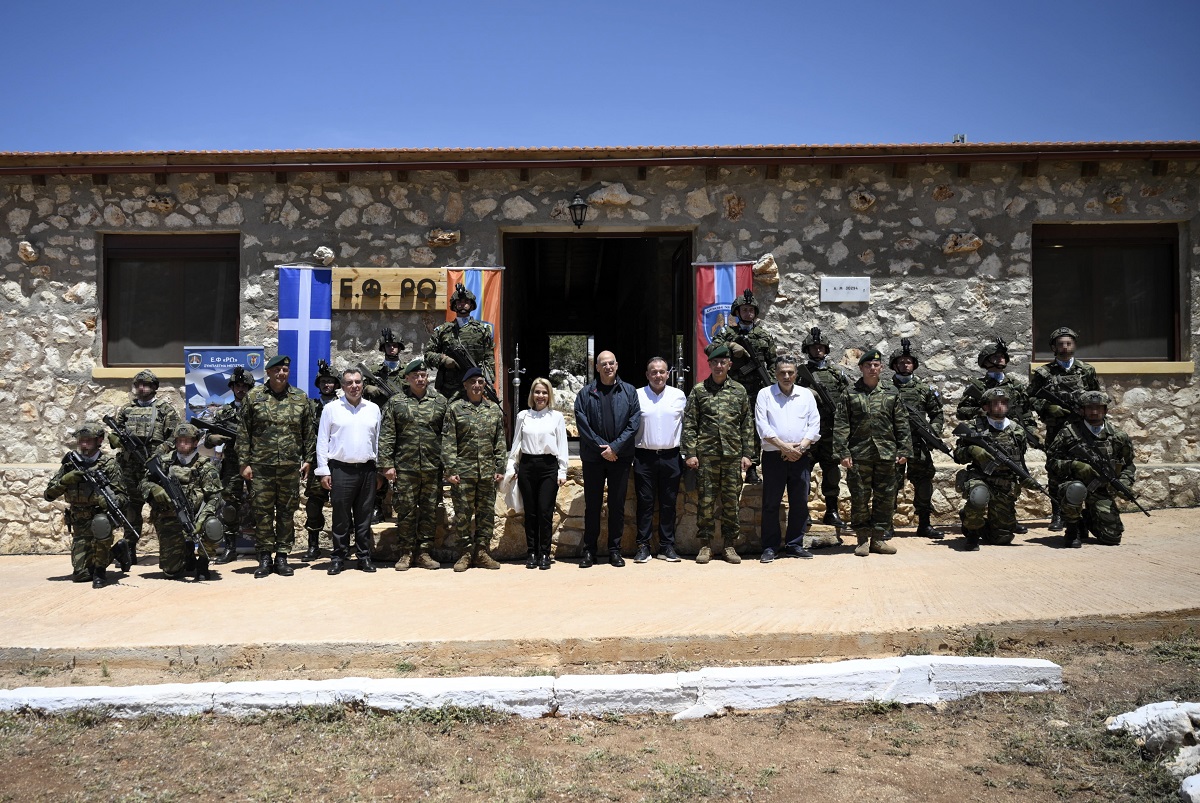 Ο Νίκος Δένδιας εγκαινίασε το νέο φυλάκιο στη Ρω – Το μήνυμα στην Τουρκία για την ΑΟΖ – Δείτε ΒINTEO