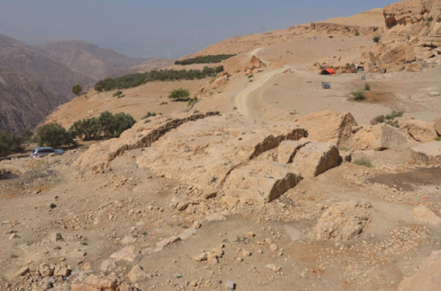 Γενική λήψη της τοποθεσίας, όπου βρέθηκε η ξεχασμένη πόλη.