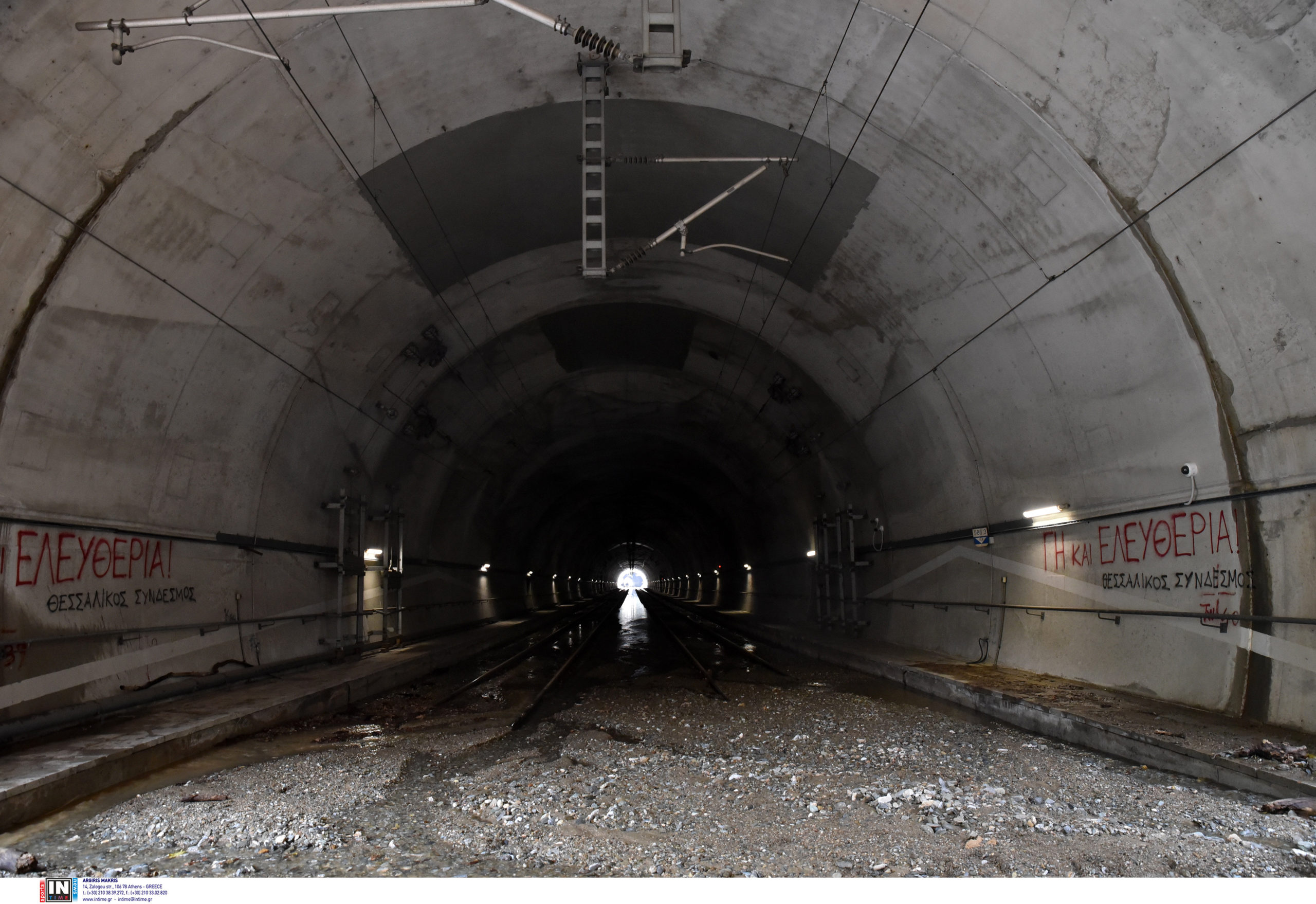 Κλείνουν οι σήραγγες στα Τέμπη στις 3 Ιουνίου λόγω εργασιών