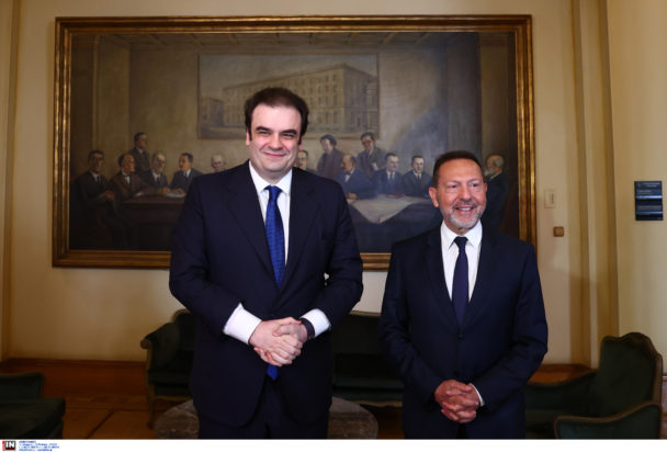 Σύσκεψη Πιερρακάκη - Στουρνάρα