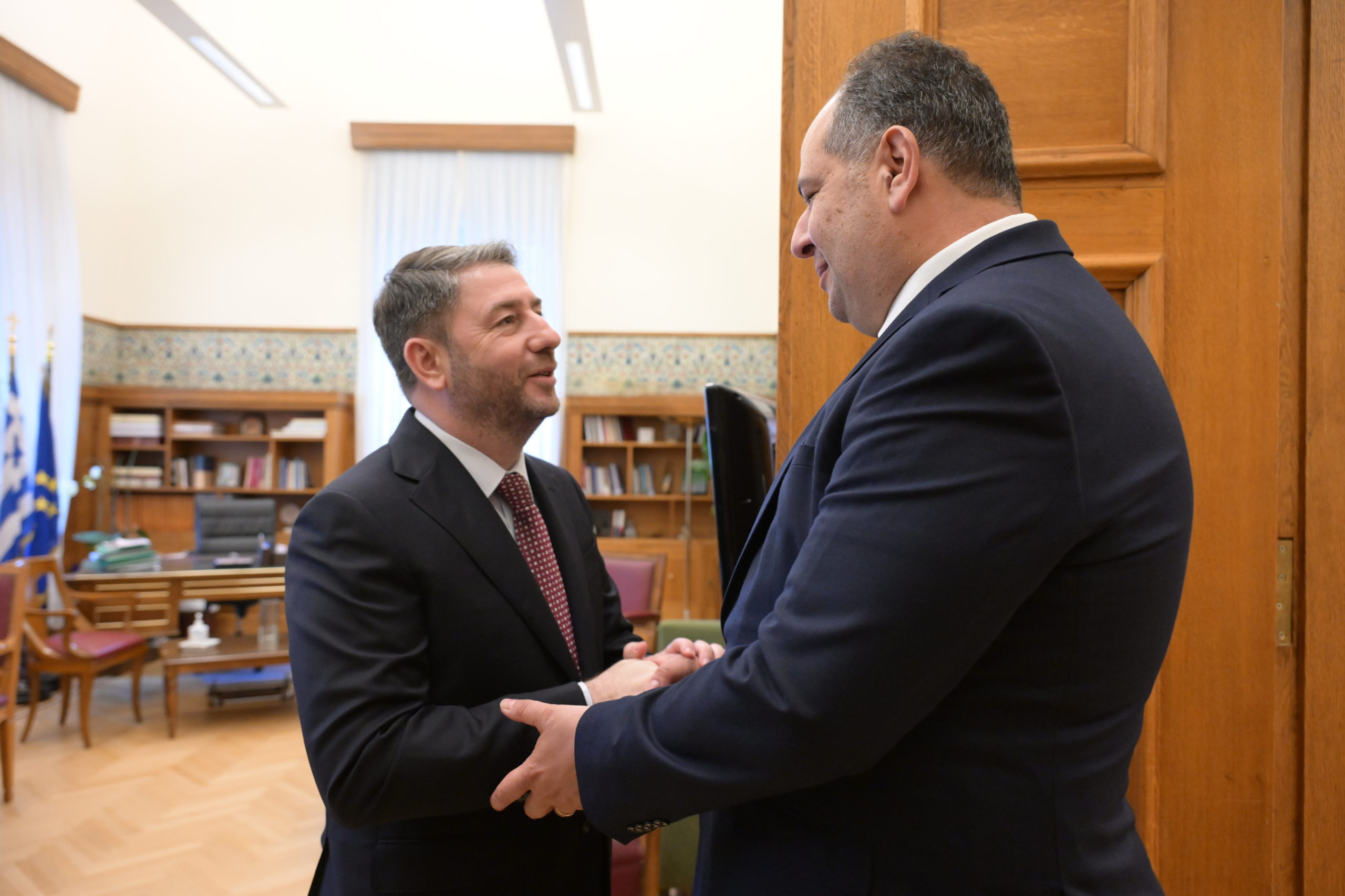 Νίκος Ανδρουλάκης: Πρέπει άμεσα να τελειώσει η εθνοκάθαρση στην Γάζα – Συνάντηση με τον πρέσβη της Παλαιστίνης