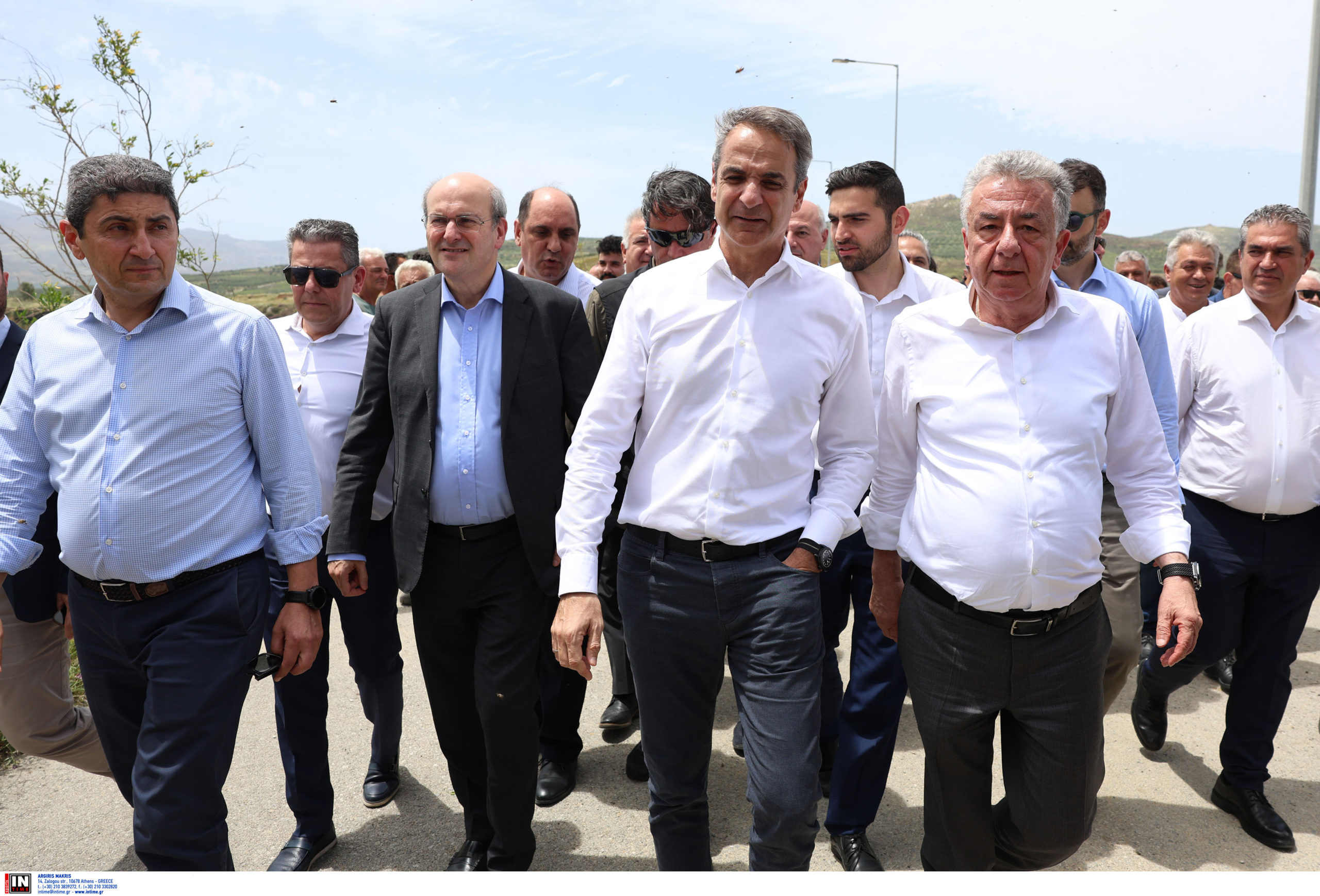 Μητσοτάκης στο φράγμα της Πλακιώτισσας: Αποδίδουμε μεγάλη σημασία στο να ολοκληρώσουμε μια σειρά από μισοτελειωμένα αρδευτικά έργα