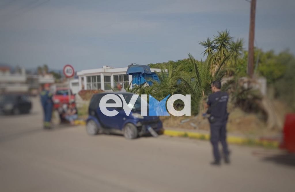 Εύβοια: Τροχαίο ατύχημα με μία τραυματία – Αυτοκίνητο «καρφώθηκε» σε κολώνα