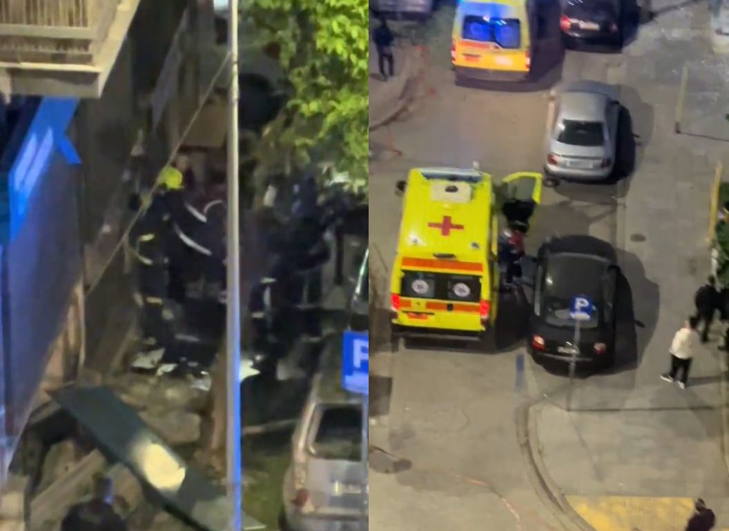 Βίντεο λίγα λεπτά μετά την έκρηξη στη Θεσσαλονίκη