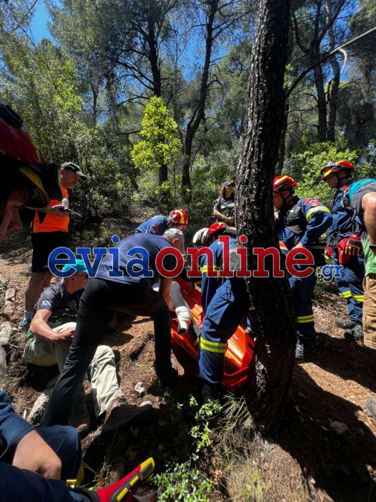 Εύβοια: Επιχείρηση για γυναίκα που τραυματίστηκε ενώ έκανε πεζοπορία