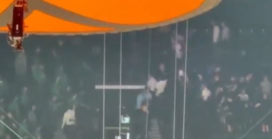 Final Four: Ένταση στις κερκίδες πριν από τον αγώνα Ολυμπιακού – Παναθηναϊκού στην Etihad Arena