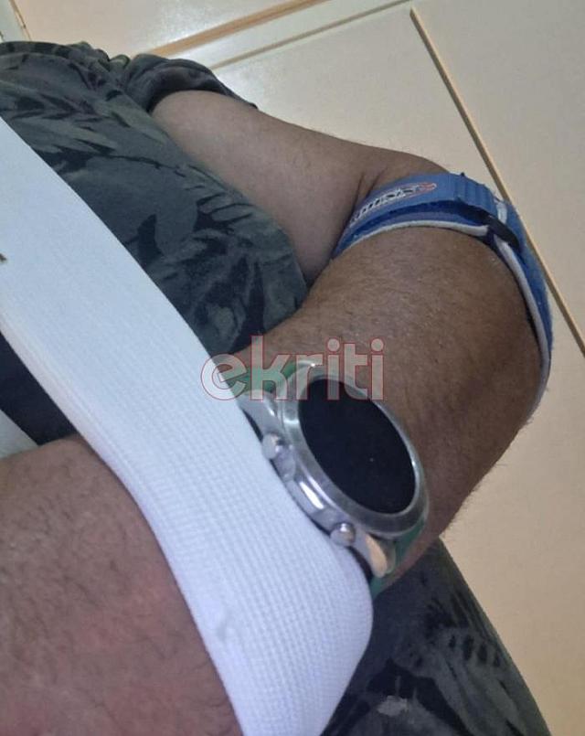 Ηράκλειο: Ψησταριά «προσγειώθηκε» πάνω σε άνδρα λόγω των ανέμων – «Ζω από τύχη» λέει ο ίδιος
